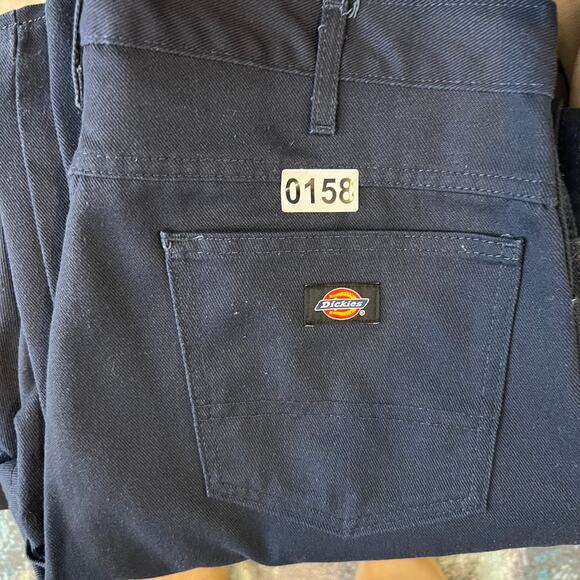 Dickies Pants Mens 36x32 Carpenter Utility‎ Workwear Navy Blue Painter - Picture 9 of 9